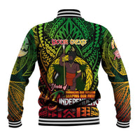 Vanuatu 45th Independence Anniversary Baseball Jacket Embracing Our Traditions Shaping Our Future