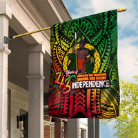 Vanuatu 45th Independence Anniversary Garden Flag Embracing Our Traditions Shaping Our Future