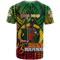 Vanuatu 45th Independence Anniversary T Shirt Embracing Our Traditions Shaping Our Future