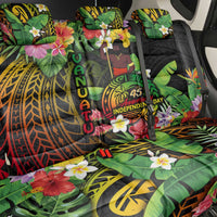 45th Anniversary of Freedom Vanuatu Back Car Seat Cover Island Pride Cultural Power Pacific Unity