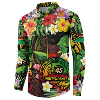 45th Anniversary of Freedom Vanuatu Button Sweatshirt Island Pride Cultural Power Pacific Unity