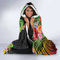 45th Anniversary of Freedom Vanuatu Hooded Blanket Island Pride Cultural Power Pacific Unity