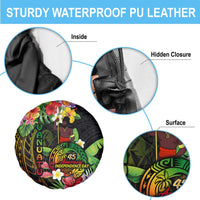 45th Anniversary of Freedom Vanuatu Spare Tire Cover Island Pride Cultural Power Pacific Unity