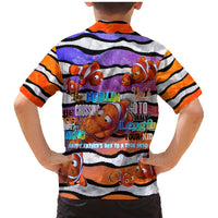 The Ocean Best Dad Family Matching Mermaid Dress and Hawaiian Shirt Like Marlin Happy Fathers Day To a True Hero - Polynesian Pride