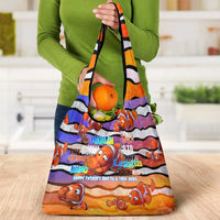 The Ocean Best Dad Grocery Bag Like Marlin Happy Fathers Day To a True Hero - Polynesian Pride