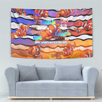 The Ocean Best Dad Tapestry Like Marlin Happy Fathers Day To a True Hero - Polynesian Pride