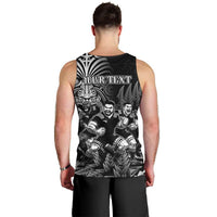 Personalized All Black Brothers Rugby Men Tank Top New Zealand Maori Haka