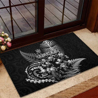 All Black Brothers Rugby Rubber Doormat New Zealand Maori Haka