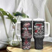 All Black NZL Rugby Champions Tumbler With Handle Maori Warrior