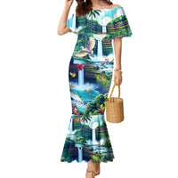 Wailua Falls Hawaii Mermaid Dress Kauai Natural Beauty DT02 Women Art - Polynesian Pride