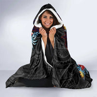 Amelika Samoa Sharks Polynesia Hooded Blanket American Samoa DT02 - Polynesian Pride
