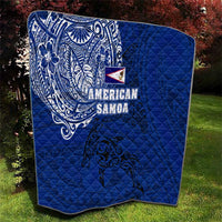 Sharks And American Samoa Quilt Simple Polynesian Blue DT02 - Polynesian Pride
