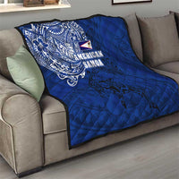 Sharks And American Samoa Quilt Simple Polynesian Blue DT02 - Polynesian Pride