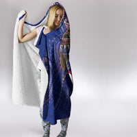 American Samoa Hooded Blanket Brave Eagle Flag Color DT02 - Polynesian Pride