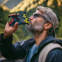 New Zealand Tui Bird 4 in 1 Can Cooler Tumbler Maori Koru Mix Pohutukawa