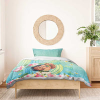 Hawaii Father's Day Bedding Set Happy Father And Child