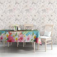 Hawaii Father's Day Tablecloth Happy Father And Child