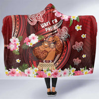 New Zealand Father's Day Hooded Blanket Happy Father And Child