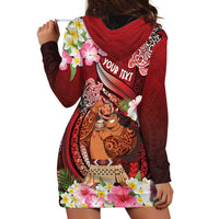 Personalised New Zealand Father's Day Hoodie Dress Happy Father And Child DT04 - Polynesian Pride