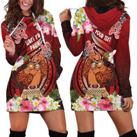 Personalised New Zealand Father's Day Hoodie Dress Happy Father And Child DT04 - Polynesian Pride