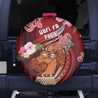 New Zealand Father's Day Spare Tire Cover Happy Father And Child