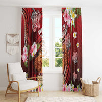 New Zealand Father's Day Window Curtain Happy Father And Child