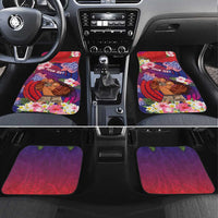 Samoa Father's Day Car Mats Happy Father And Child