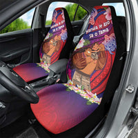 Samoa Father's Day Car Seat Cover Happy Father And Child