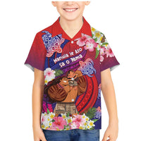 Personalised Samoa Father's Day Family Matching Mermaid Dress and Hawaiian Shirt Happy Father And Child