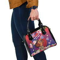 Samoa Father's Day Shoulder Handbag Happy Father And Child