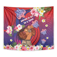 Samoa Father's Day Tapestry Happy Father And Child