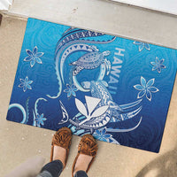 Hawaii Rubber Doormat Turtle With Hammerhead Shark Oceanic