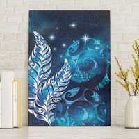 New Zealand Matariki Canvas Wall Art Maori Koru Mix Silver Fern