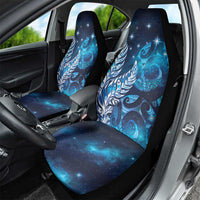 New Zealand Matariki Car Seat Cover Maori Koru Mix Silver Fern