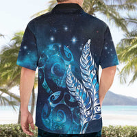 New Zealand Matariki Hawaiian Shirt Maori Koru Mix Silver Fern