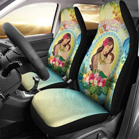 Hawaii Mother's Day Car Seat Cover I Love You Mom