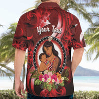 Personalised New Zealand Mother's Day Hawaiian Shirt I Love You Mom
