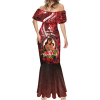 Personalised New Zealand Mother's Day Mermaid Dress I Love You Mom DT04 - Polynesian Pride