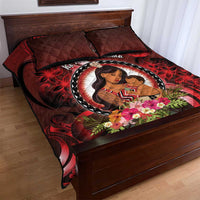 New Zealand Mother's Day Quilt Bed Set I Love You Mom