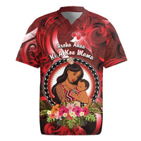 Personalised New Zealand Mother's Day Rugby Jersey I Love You Mom