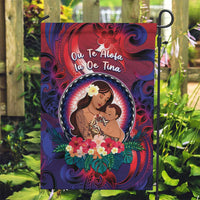 Samoa Mother's Day Garden Flag I Love You Mom
