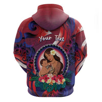 Personalised Samoa Mother's Day Hoodie I Love You Mom