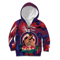 Personalised Samoa Mother's Day Kid Hoodie I Love You Mom