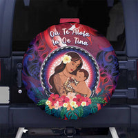 Samoa Mother's Day Spare Tire Cover I Love You Mom
