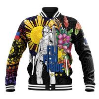 Filipinos Lapu-Lapu Hero Philippines Baseball Jacket Hibiscus Flowers Style