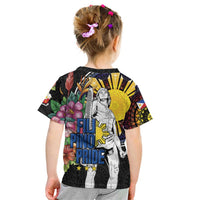 Filipinos Lapu-Lapu Hero Philippines Kid T Shirt Hibiscus Flowers Style