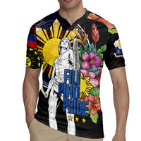 Filipinos Lapu-Lapu Hero Philippines Rugby Jersey Hibiscus Flowers Style