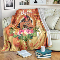 Tonga Mother's Day Blanket I Love You Mom