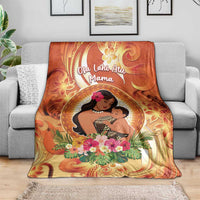 Tonga Mother's Day Blanket I Love You Mom