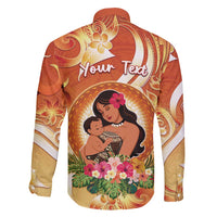 Personalised Tonga Mother's Day Family Matching Puletasi and Hawaiian Shirt I Love You Mom DT04 - Polynesian Pride